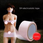 16m New Adult Games Electrostatic Tape SM Sex Bondage Restraint Sex Bondage Handcuffs Erotic Toys for Couples Juguetes Sexuales
