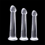 Erotic Jelly Dildo Realistic Penis With Suction Cup Adult Toy Soft Strapon Artificial Penis No Bullet Vibrator Sex Toy for Women
