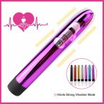 10 Speed Dildo Bullet Vibrator Sex Toys for Women Mini Vaginal G-Spot Stimulator Female Masturbator Massager Sex Product 6 Color