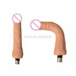 C33 Sex Machine Attachment Skin Feeling Realistic Big Dildos  Huge Big Penis Play Vagina G-spot Anal Adult Sex Toys For Woman