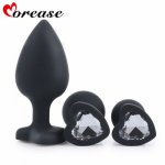 Butt Plug Anal Sex Toy For Man Women Silicone Anal Plug Crystal Bullet Erotic G-spot Anal Plug Woman For Couple Adult Game Shop