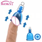 Sex Toys for Men Penis Enlargement Sex Stretcher Extender Adult Products Vacuum Penis Pump Cup Stamina Trainer Delay Ejaculation