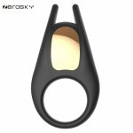 Zerosky, Zerosky 10 Mode Vibrating Penis Ring Cock Ring Sex Toys for Men Time Delayed Ejaculation Extend Penis Erection Vibrator Massage