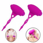 2pcs/set Nipple Vibrator Nipple Clitoral Clit Vibration Breast Massager Erotic Product Oral Sex Toy Sex Product for Women