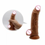 Realistic Dildo Big Flexible Animal Dildo Strong Suction Cup Naturen Fake Soft Penis With Balls Female Masturbation Sex Toys