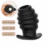 Screw Hollow Anal Butt Plug Silicone Vaginal Speculum Sex Toys Prostate Massager Anus Expander Douche Enema Anal Plug