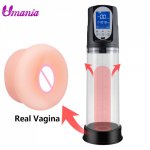 Men Penis Enlarger Vacuum Pump Penis Enlargement Male Masturbator Penis Trainer Sex Toys For Men Penis Extender Pump