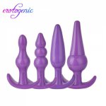 Anal Plug Enchufe Sexual Game Butt Toys Sex Toys For Couples 4PCS Set Medical Silicone Sensuality Lubricant анальная пробка