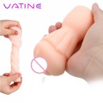 VATINE Male Masturbator TPR Sex Toys for Men Oral Sex Realistic Vagina Erotic Adult Product Aircraft Cup Artificial Pussy