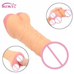 Ikoky, IKOKY Realistic Dildo Female Masturbation Anal Sex Dildo Super Soft Dildo Sex Toys for Woman Man Erotic