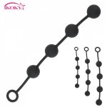 Ikoky, IKOKY Vestibular Anal Plug Adult Products G-spot  Sex Toys For Woman Men Butt Stimulation Pull Anal Beads Extra Huge Anal Plug