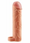 Przedłużka na penisa perfect z opaską na jądra (+5cm) cielisty | 100% dyskrecji | bezpieczne zakupy