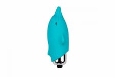 Mini masażer stymulacja łechtaczki delfinek niebieski | 100% dyskrecji | bezpieczne zakupy