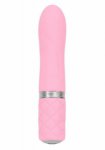 Mini wibrator flirty z kryształem swarovkiego różowy | 100% dyskrecji | bezpieczne zakupy