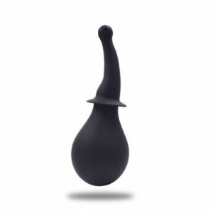 Gruszka analna intima miękki silikon czarny | 100% dyskrecji | bezpieczne zakupy