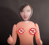 Adult Sex Product Men's Inflatable Doll Painted Leather Doll Sexual Doll