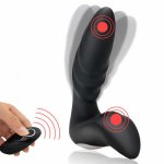 Male Prostate Massage Vibrating Dildo Penis Vibrator Anal Plug Prostate Stimulator Anal Plug Sex Toys for Sex Product for Men