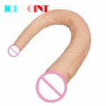 ICEPOINT 36*5cm Long Double Ended Heads Dildo Lesbian Artificial Penis Female Masturbation Cock Realistic Dildo Adult Sex Toys