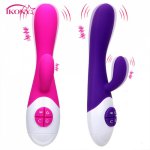 Ikoky, IKOKY 6 Speed G-spot Vibrator Adult Products Dual Vibration Clitoris Stimulate AV Stick 1 Silicone Sex Toys for Woman
