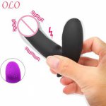 OLO Wearable Dildo G Spot Vaginal massage Sex Toys for Woman Female Masturbation Clitoris Stimulator Vibrator