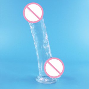 Waterproof G Spot Transparent Dildo Anal Plug Butt Suction Cup Adult Sex Toys for Women Couples