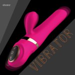 Impact vibrator machine  No plasticizer Safety silica gel waterproof Cyclic charging female vaginal utensils sex articles