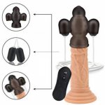 16 frequency vibration Male penis enlargement pump penis extender and viberator mens electric penis pump sex toy penis sleeve