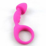Big Anal Toys for Adult Erotic Games Pink Silicone Beads Anal Product Bum Plug for Women and Men