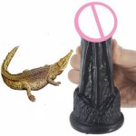 Sex Products Monster Animal Penis Dildo Black And Meat Pink 2 Color Choice Knit Art Work Base Penis Hot Sale