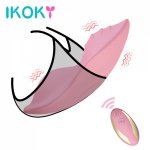 Ikoky, IKOKY Wearable Panties Vibrator Sex Toys For Women 9 Modes Remote Control Rechargeable Clitoris Stimulator Silicone Erotic Toys