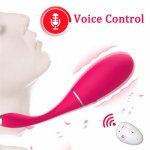 10 Frequency Kegel Vagina Ball G spot Stimulator Female Masturbation Vibrator Voice Control vibrating Egg Sex Toys For Women