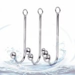Anal Hook Metal Butt Plug With Ball Anal Plug Stainless Steel Beads Slave Prostate Massager BDSM Bondage Sex Toy For Men Gay