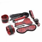 Sex Bondage 5 Pieces/set Fetish Whip Handcuffs Erotic Sex Toys Adult Games for Couples