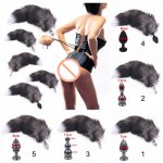 Adults Faux Tail Anal Plug Sex Toys Butt Plugs For Women Men Smooth 1Pcs