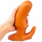 Super big anal plug silicone anal expander dilator masturbator large butt plug erotic anus ass plug adult sex toys for woman men