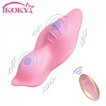 Ikoky, IKOKY 9 Modes Remote Control Rechargeable Wearable Panties Vibrator Clitoris Stimulator Female Masturbator Sex Toys For Women