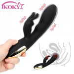Ikoky, IKOKY Rabbit Vibrator Sex Toys for Women Clitoris Stimulator G-spot Female Masturbation Adult Product Silicone
