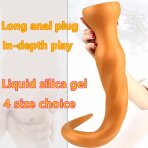 Super Long Dildo Anal Massage Prostatic Anus Dilators Vagina Masturbation Erotic Adult Sex Toys For Women Men SM Gay Anal Sex