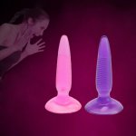 2018 HOT Silicone Anal Butt Plug G-Spot Jelly Dildo Sex Toys L96
