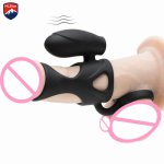Mlsice, MLSice Penis Delay Ejaculation Cock Vibrator Ring G Spot Clitoral Stimulator Vibrators Adult Sex Toys for Men Women Couples