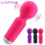 VATINE 20 Frequency Clitoris Stimulator Sex Toy for Women Mini AV Stick Magic Wand Massage Vibrator