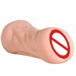 Male Masturbator Artificial Vagina Mouth Pocket Pussy Oral Sex Toys for Men Soft Tight Erotic Double Channels Real Vaginal