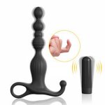 Vibrating Anal Beads Prostate Massage Anus Stimulator Butt Plug With Bullet Anal Vibrator Adult Sex Toys For Women Men 10 Modes
