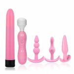 5PCS Adult Sex Games Kit For Couples Vibrators Anal Plugs Adults 10 Speed Mini Bullet Vibrator Sex Products Set