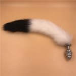 Fox, White And  Fox Tail Anal Plug Metal Anal Toys Erotic Butt Plug Sex Toy for Woman And Men Sexy Butt Plug Adult Sex Products