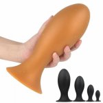 Liquid Silicone Huge Anal Beads Soft Butt Plug Male Prostate Massager Anus Vagina Dilator Stopper Sex Shop Toys For Women Men