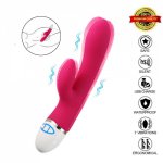 G Spot Vagina Rabbit Vibrator Vibrating Two Motor Dildo Wand Massager For Clitoris Anal Stimulation Adults Sex Toys For Women