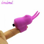 Powerful Finger Vibrator Clitoris Stimulator G Spot Massager Sex Toys For Couples Mini Vibrator Female Masturbator Sex Shop