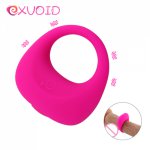 EXVOID Time Delay Silicone Bullet Vibrator Adults Products Long Lasting Cock Rings Penis Ring Sex Shop Sex Toys for Men Erection