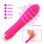 Ins, 2020 Waterproof Vibration Massager Dildo for Women with 5 Strong Vibration Modes for Effortless Insertion Exciting Stimulation